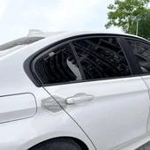 Bmw 3 Serisi F30 2012-2018 Uyumlu Kelebek Cam Izgarası Kelebek Cam Vizörü İthal Havalandırma Sağ Sol Takım Parlak Siyah 1.Sınıf - 3