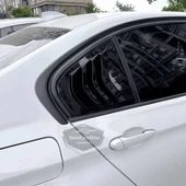 Bmw 3 Serisi F30 2012-2018 Uyumlu Kelebek Cam Izgarası Kelebek Cam Vizörü İthal Havalandırma Sağ Sol Takım Parlak Siyah 1.Sınıf - 7