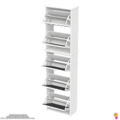 Modilayn VERVE Asma Antre 52x194x26 cm’ lik 5 Düşer Kapak 10 Göz Bölmeli Ayakkabılık thumbnail 7