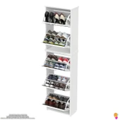 Modilayn VERVE Asma Antre 52x194x26 cm’ lik 5 Düşer Kapak 10 Göz Bölmeli Ayakkabılık thumbnail 5