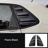 Vw Polo MK6 2018 Sonrası Uyumlu Kelebek Cam Izgarası Kelebek Cam Vizörü İthal Havalandırma Sağ Sol Takım Parlak Siyah 1.Sınıf - 4