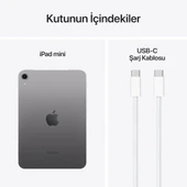 iPad Mini 7. Nesil Wi-Fi 256 GB 8.3" MXNA3TU/A Uzay Grisi Tablet - 2