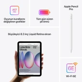 iPad Mini 7. Nesil Wi-Fi 256 GB 8.3" MXNA3TU/A Uzay Grisi Tablet - 3