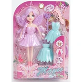 Karteleda Elbiseli Bebek Set - 2