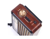Powerdex M-521BT-S Vintage Taşınabilir Güneş Enerjili Radyo - Usb, Okuma Işığı, El Feneri, Am/fm/shortwave Çoklu Bant - 3