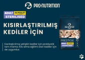 Pro Nutrition Prestige Adult Sterilised Yetişkin Kısırlaştırılmış Tavuklu Kedi Maması 2Kg - 4