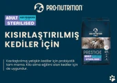 Pro Nutrition Prestige Adult Sterilised Yetişkin Kısırlaştırılmış Somonlu ve Morina Balıklı Kedi Maması 2Kg - 4