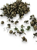 Mini kabara raptiye 6.5 mm 100 adet koltuk sandalye ahşap dekorasyon aksesuar antik renk - 2
