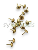 Mini kabara raptiye 6.5 mm 100 adet koltuk sandalye ahşap dekorasyon aksesuar sarı renk - 2