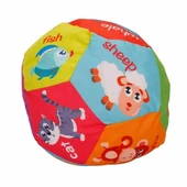 Moli Hayvan Resimli Renkli Peluş Top 20 Cm. - 2