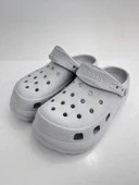 CROCS CROCBAND HİGH SOLE KADIN TERLİK BUZ GRİ - 1
