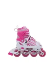 Pembe Silikon Tekerli Ayarlanabilir Işıklı Paten S 31-34 HP8136 - 6