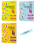 4. Sınıf Matematik Fen Bilimleri ve Türkçe Soru Bankası - 1