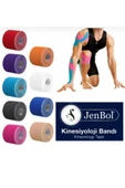 Jenbol Kinesiology Tape Ağrı Bandı 5 cm x 5 m - Pembe - 4