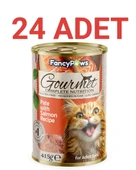 Fancy Paws Somonlu Yetişkin Kedi Konserve Maması x 24 Adet - 5