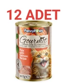 Fancy Paws Somonlu Yetişkin Kedi Konserve Maması x 12 Adet thumbnail 5