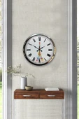 Platin Saat 40 Cm Krom Metal Eyfel Kulesi Duvar Saati - 4