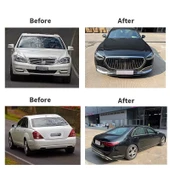 AUTOGP Mercedes w221 to w223 maybach dönüşüm body kit seti full facelift thumbnail 2