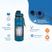Santeco Ktwo Sporcu Termosu 710 Ml-Mavi - 4