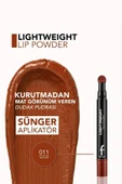 FLORMAR HAFİF YAPILI MAT DUDAK PUDRASI (KAHVE) - LİGHTWEİGHT LİP POWDER - 011 MATURE - 8682536007535 - 5