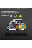 Katlanabilir Kablosuz Bluetooth Klavye Hafif Ergonomik 30 Gün Pil Ömrü Telefon Tablet Pc Uyumlu - 5