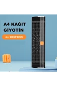 A4 Kağıt Kesici Kağıt Kesme Makinası Sürgülü Giyotin Hassas Makaslı Kesim Aracı Şeffaf Cetvelli - 5