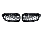 AUTOGP Bmw F32 F33 F36 ön panjur ızgara böbrek diamond krom siyah - 2