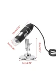 1600X Dijital Mikroskop USB LED Işıklı Telefon & PC Uyumlu Büyüteç Yüksek Çözünürlük Micro Type-C - 5