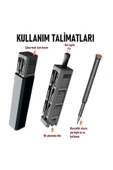 46 in 1 Hassas Tornavida Seti Manyetik Taşınabilir Telefon Pc Tamir Kiti S2 Çelik PH SL Torx Hex - 5
