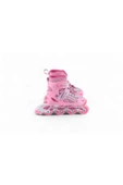 Pembe Silikon Tekerli Ayarlanabilir Işıklı Paten L 39-42 HP8136 - 2