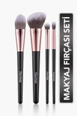 FLORMAR 4'LÜ MAKYAJ FIRÇASI SETİ (ALLIK-FONDÖTEN-FAR-CREASE) - MAKEUP BRUSH SET - 012 - 869060459777 - 5