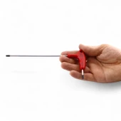T20 Torx T Tipi Allen Anahtar TT020 – Uzun Saplı Çelik Tornavida Yıldız Lokma Uyumlu - 5