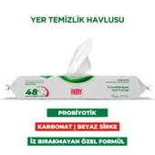 Fairy Power Wipes Mop Uyumlu Yer Temizlik Havlusu 50 Yaprak | Beyaz Sabun | Beyaz Sirke & Karbonat - 2