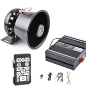 AUTOGP Profesyonel uzaktan kumandalı polis itfaiye ambulans sireni 200watt thumbnail 1