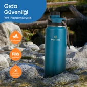 Santeco Ktwo Sporcu Termosu 710 Ml-Mavi - 8