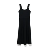Peraluna Madison Kadın Yazlık Rayon Triko Elbise - SİYAH - 10