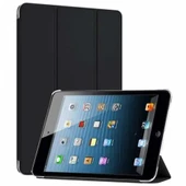 Apple iPad 5 ve 6 Nesil Uyumlu Smart Cover Arkası Şeffaf Tablet Kılıfı - 1