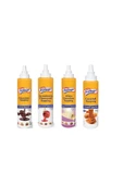 Kent Boringer Topping Sos 4lü Set 750 gr Beyaz Çikolata Çilekli Karamelli Çikolatalı - 2