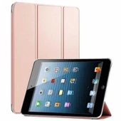 Apple iPad 5 ve 6 Nesil Uyumlu Smart Cover Arkası Şeffaf Tablet Kılıfı - 6