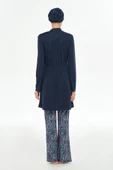 Rozamay 253125 Carter Lacivert  Tam Boy Lycralı Dijital Desen Tesettür Mayo thumbnail 8
