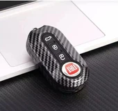 Fiat Doblo Fiorino Punto Bravo 500 Ducato Panda Karbon Anahtar Kılıfı 3.Resime Bakınız thumbnail 2