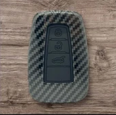 Toyota C-hr Corolla Rav4 Land Cruiser Karbon Anahtar Kılıf 3.resime Bakınız Logo Yeri Arkada Uygundur thumbnail 1