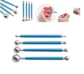 Paslanmaz Çelik 4 Parçalı Şeker Hamur Oyma Seti thumbnail 2