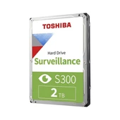 Toshiba 2TB 3,5" 5400 SATA3 128MB S300 HDWT720UZSVA 7/24 Bulk Güvenlik Diski - 2