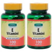 Vitapol E Vitamini 400 Iu 268 Mg 2x100 Kapsül Vitamin E - 1