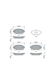 Bosch 0986424898 Ön Balata Corolla 1.6 Vvtı-1.8 Vvtı Hybrid 2019 446502470 - 1