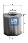 UFI 25.081.00 Yağ Filtresi - 1