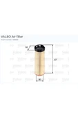 VALEO 585668 Hava Filtresi Mercedes C Class W204 C220 Cdı - 1