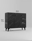 Hayal MDF Ayakkabılık Antre Hol Çok Amaçlı Dolap Ayakkabı Dolabı - 8