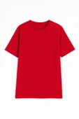 Kadın %100 Pamuk Basic T-shirt - 3